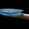 Dichroic Fused Glass Blue2