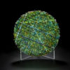 Dichroic Fused Glass Green