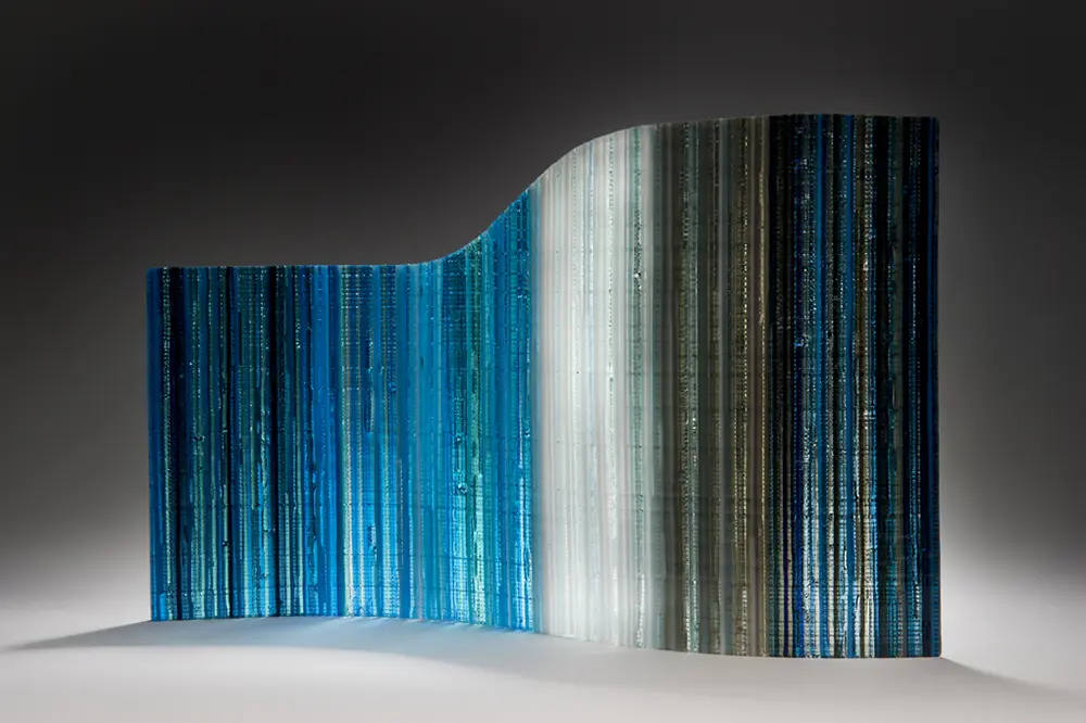 Wave Glass Art