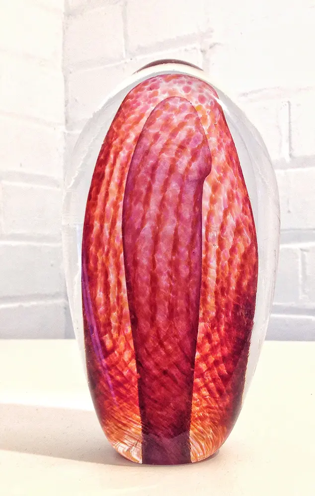 Decorative Glass Paperweights Pink