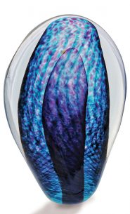 Decorative Glass Paperweights Blue