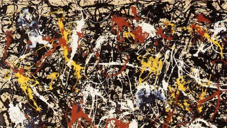 Jackson Pollock Art Convergence