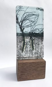 Decorative Glass Art Rain Wind