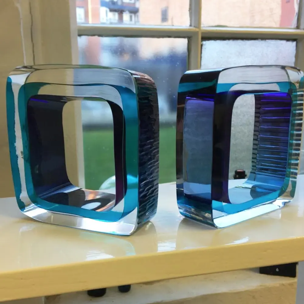 Blue Glass Art by Graeme Hawes - Image 2