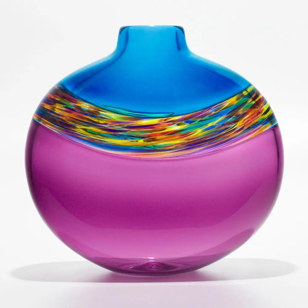 Coloured Glass Vase