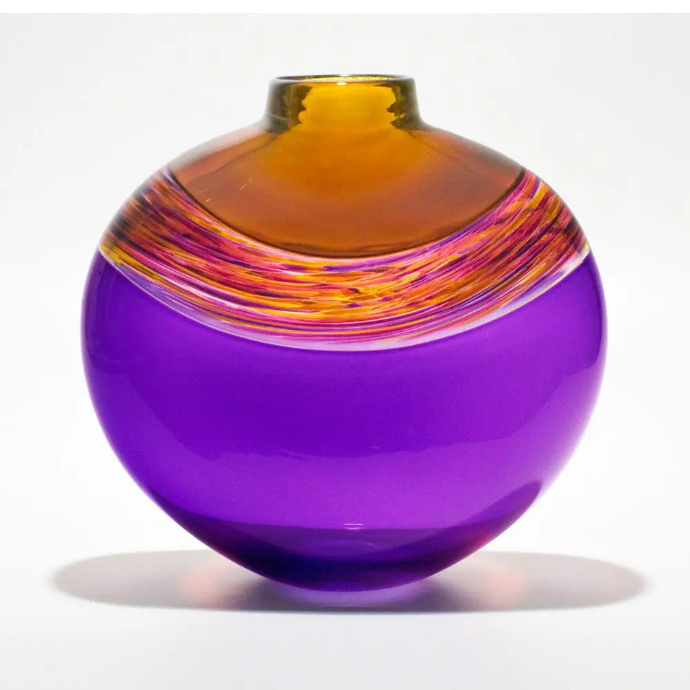 Coloured Glass Vase