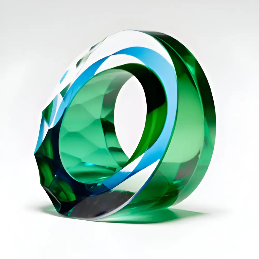 fused glass sculpture Graeme Hawes Glass