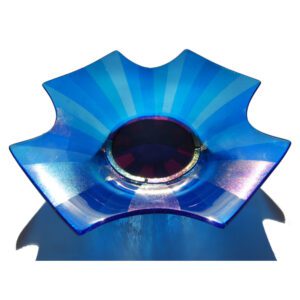 Blue Platter 'Kaleidoscope' by Laura Hart