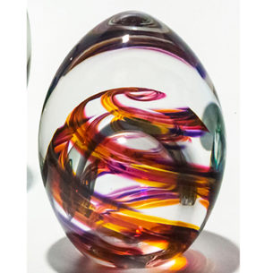 Clear Glass Paperweight