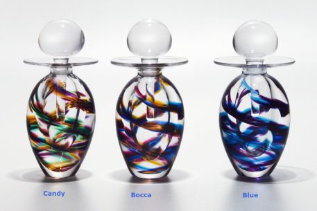Tall Perfume Bottles 'Helix' by Michael Trimpol
