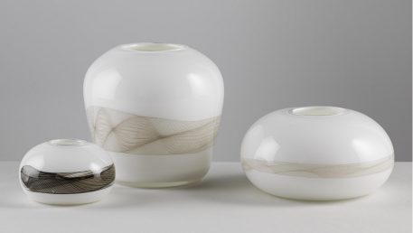 Glass Vessels 'Frayed Vessels' by Clare L Wilson