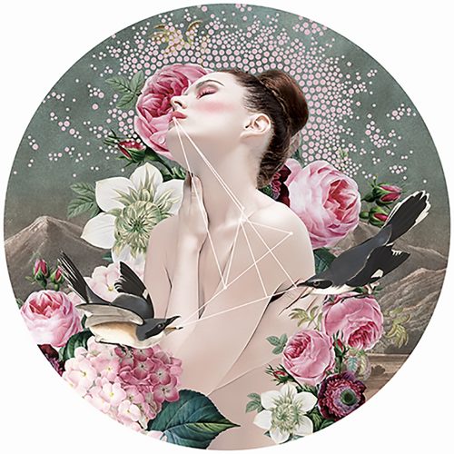 Contemporary Art Print 'Flawless Pink' by Alexandra Gallagher