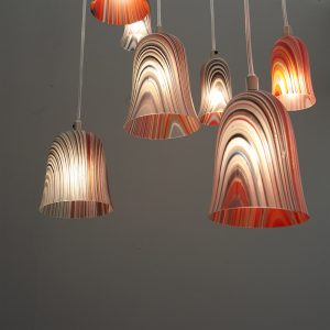 Fused Glass Chandelier