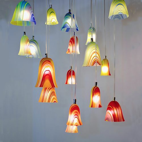 Modern Glass Chandelier