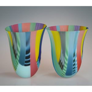 Hand Blown Glass Art Coloured Memories