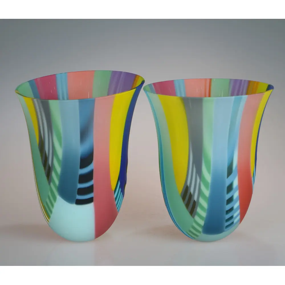 Hand Blown Glass Art Coloured Memories