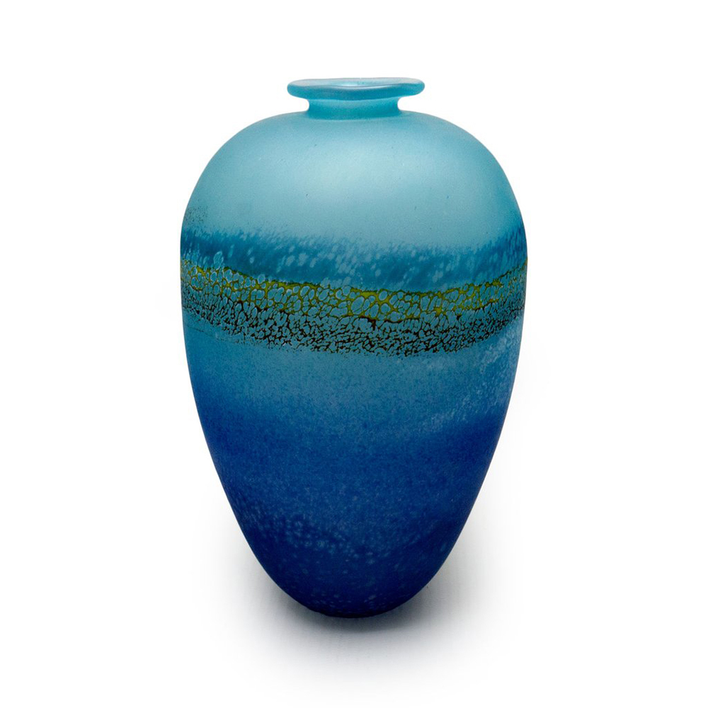 Tall Hand Blown Glass Vases I Coast By Shakspeare Glass I Boha