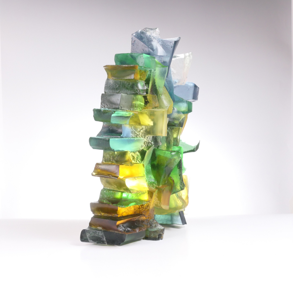 Coloured Glass Sculptures