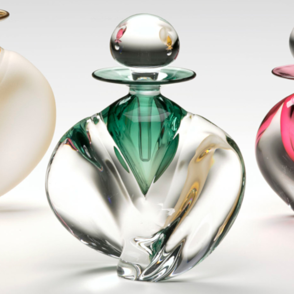 Elegant Perfume Bottles | made by Michael Trimpol | Boha Glass