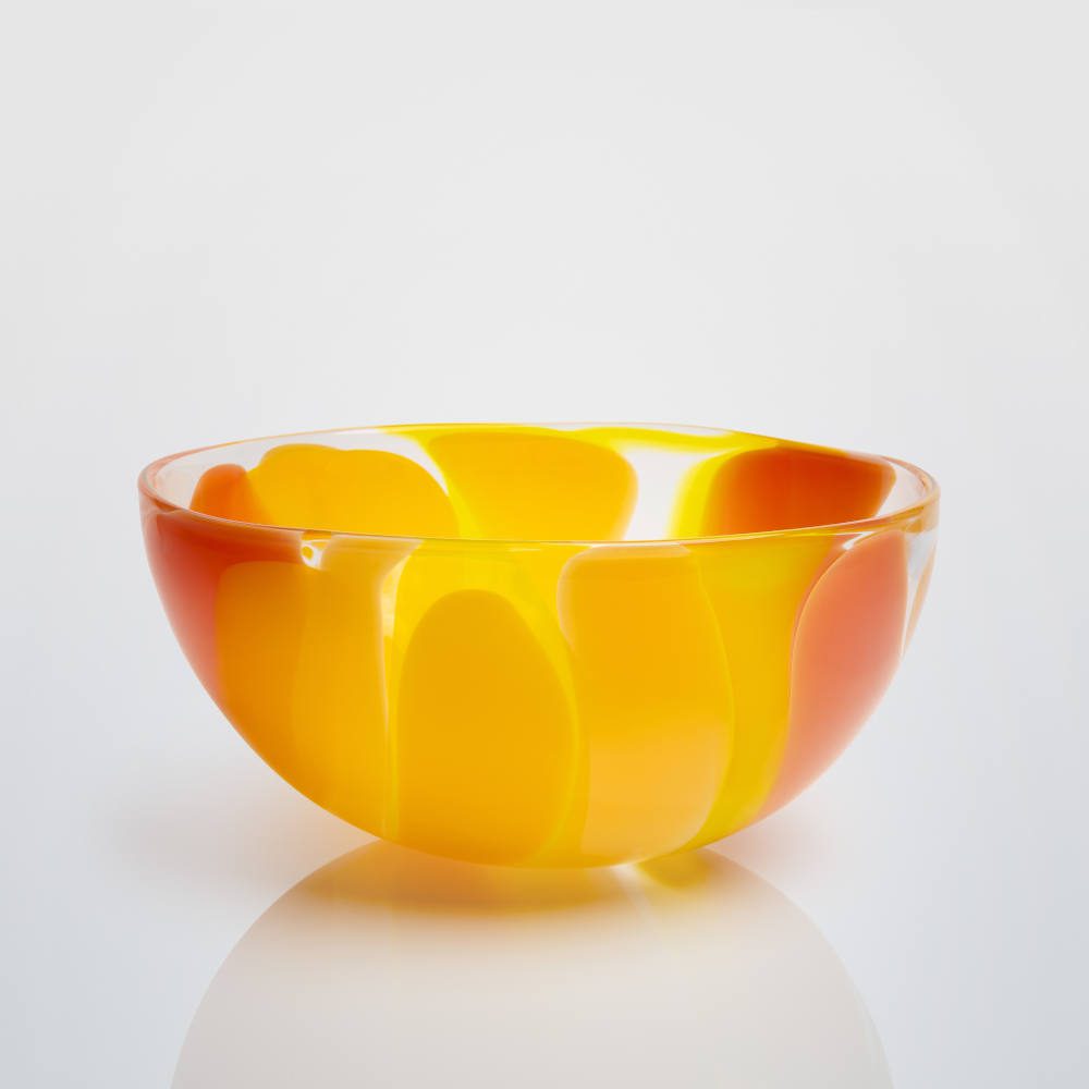 Glass Art Bowl Neil Wilkin Glass Artist