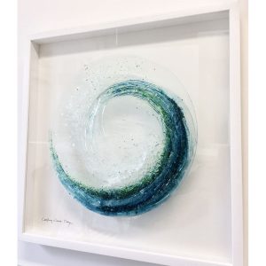 Glass Wave Sculpture