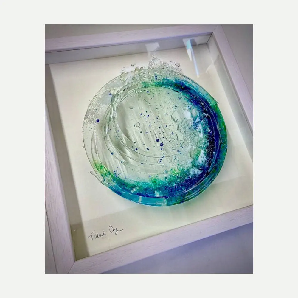 Glass Wave Sculpture