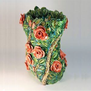 Ceramic Urn ‘Rosie Torso’ by Renee Kilburn