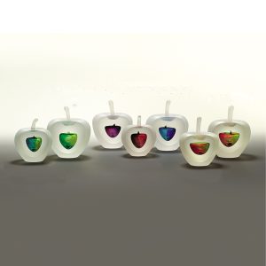 Glass Apple Paperweights ‘Opaque Apple’ by Remigijus Kriukas