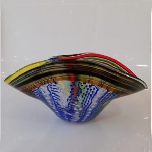 Large Bowl Afro Celotto Glass Artist