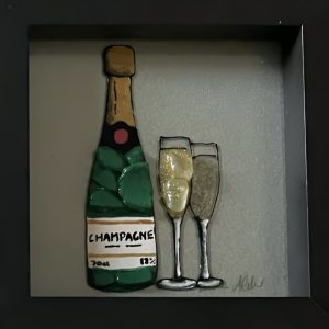 Art With Glass by Sea on Glass