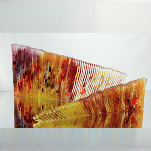Fused Glass Abstract