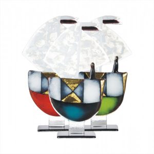 Glass Boat Sculpture