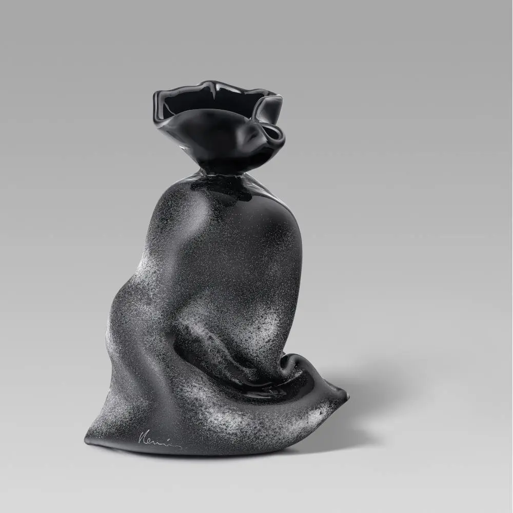 Lithuanian Glass Art Black Remigijus Kriukas