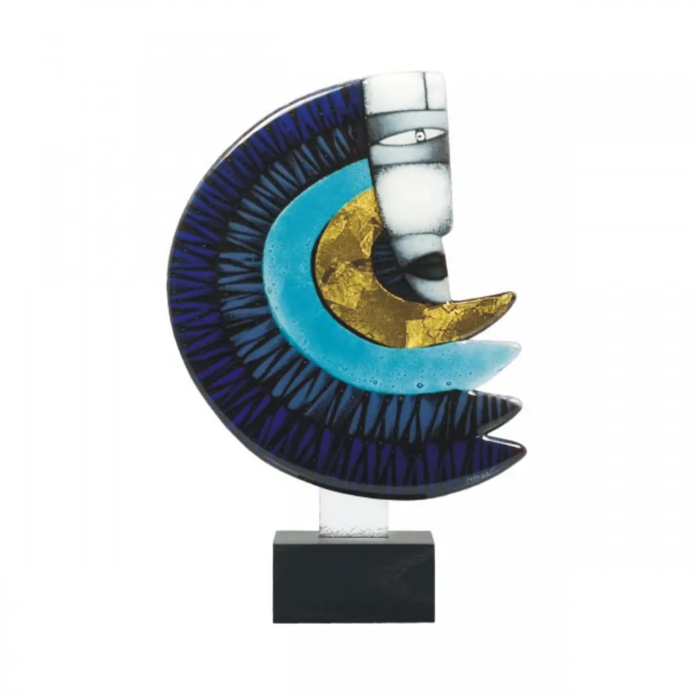 Rainbow Glass Sculpture ‘Rainbow Man’ by Maciej Habrat - Image 2