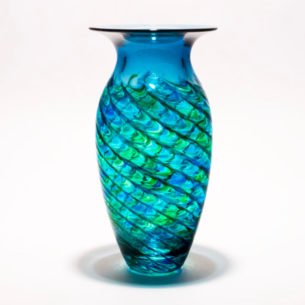 Colourful Glass Art Vases