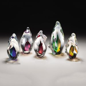 Glass Paperweight ‘Melting’ by Remigijus Kriukas