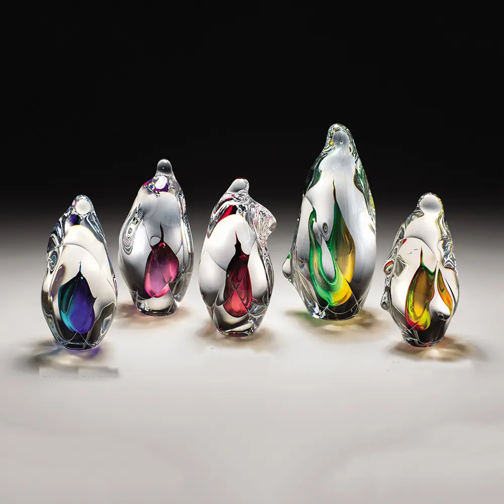 Glass Paperweight ‘Melting’ by Remigijus Kriukas