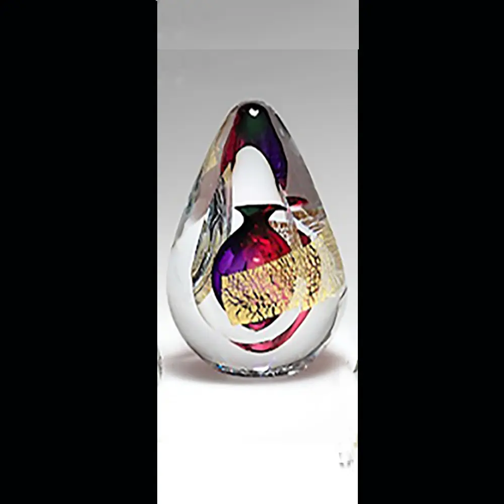Glass Blown Paperweights ‘Golden Sash’ by Remigijus Kriukas - Image 4