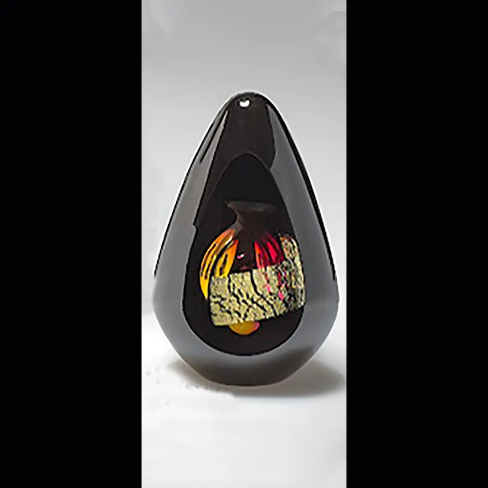 Glass Blown Paperweights ‘Golden Sash’ by Remigijus Kriukas - Image 8