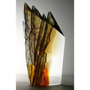 Cast Glass Sculpture Art