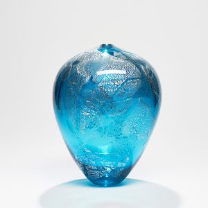 Aqua Glass Vessel