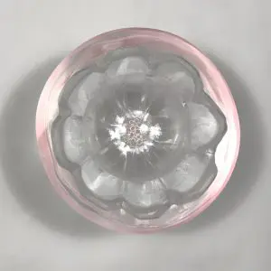 Glass Flower Bowls by Ingrid Hunter