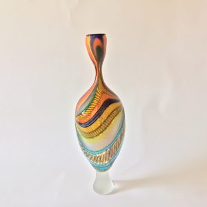 colourful glass ornaments