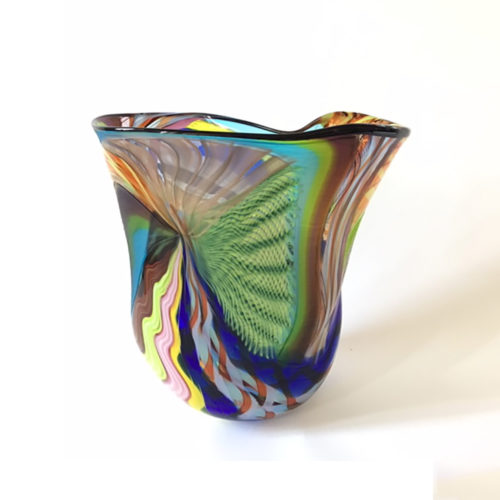 handmade glass vessels by Massimiliano Schiavon Art Team