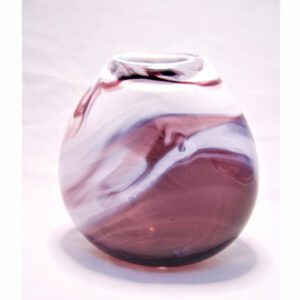 Burgundy Glass Art