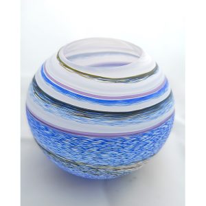 Glass Art Vase by Katherine Austin