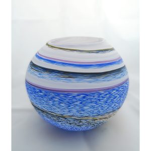 Glass Art Vase by Katherine Austin
