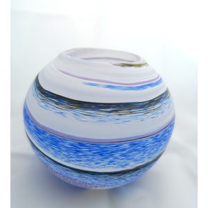 Glass Art Vase by Katherine Austin