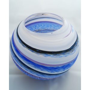 Glass Art Vase by Katherine Austin