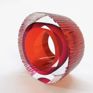 Abstract Art Glass Sculpture